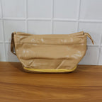 Travel-friendly makeup organizer bag with zipper closures