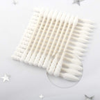 Cotton swabs arranged for easy use in personal grooming