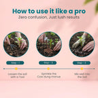 Organic soil improver manure for indoor and outdoor plants