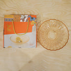 Durable glass snack plate for everyday and special occasions