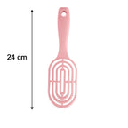 Diagram showing the dimensions of the men's detangling hair brush.