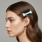 Decorative bone and spade shaped hair accessories for girls
