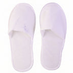 Soft Closed Toe Slippers for Hotel Spa Guest and Home White 28 x 11 cm (1 Pair) view 4