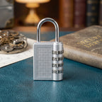 4 Digit Combination Padlock Resettable Number Lock for Luggage and Locker (1 Pc) view 3