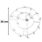 Space saving multi peg hanger for balcony and indoor drying