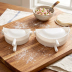 Momo and gujiya maker set with dough press and mini roller