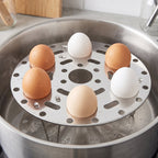 Multipurpose stainless steel steamer rack for kitchen cooking
