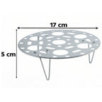 Round trivet stand for steaming eggs, momos and vegetables