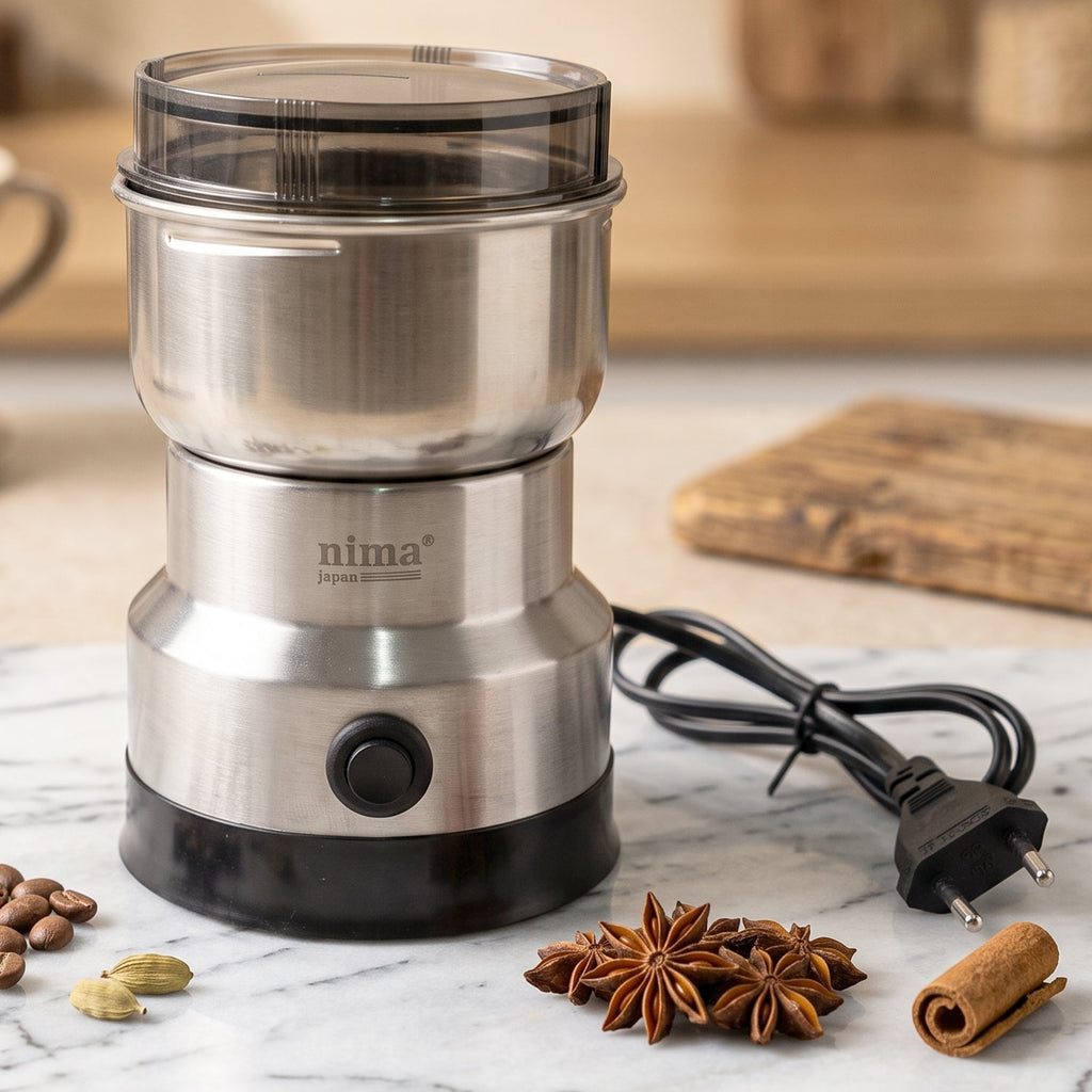 Powerful 150W grinder for coffee, chilli, turmeric and masala