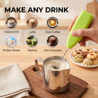 Electric whisk frother front
