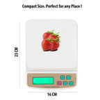 Kitchen scale dimensions size view