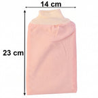 Bath glove size guide for perfect fit