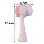 Facial brush size guide