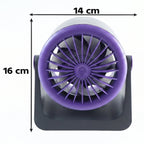 Adjustable desktop fan with USB power for home and office