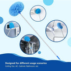 Close-up of soft microfiber cleaning duster ideal for delicate surfaces