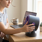 Air circulator desk fan for home, office and bedside cooling