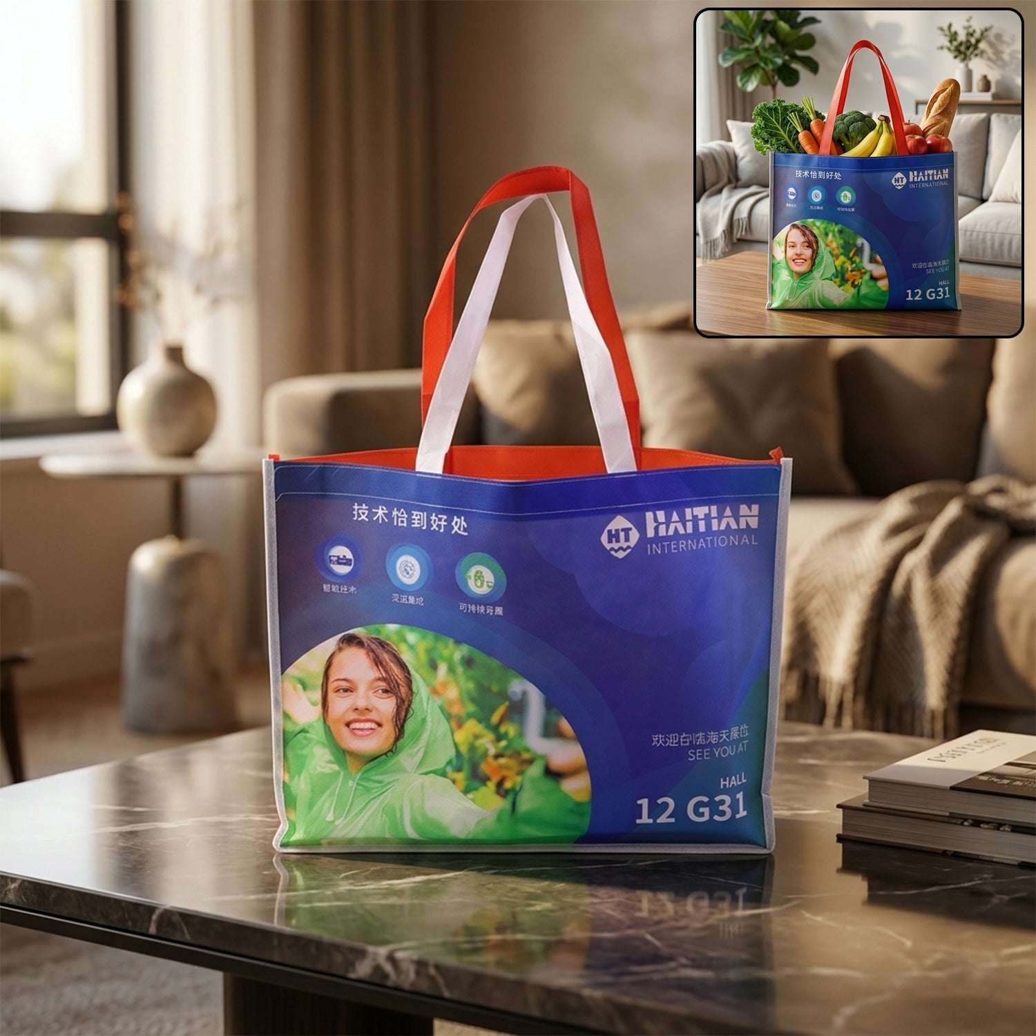 Multipurpose large carry bag with sturdy handles