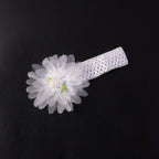 Adorable baby headband with floral bow, perfect for everyday and special occasions
