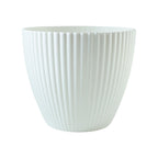 Stylish white planter perfect for decorative indoor plants