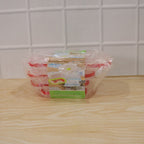 Daily use of collapsible food container in various settings