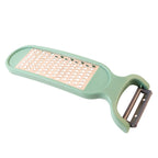Multi-function vegetable peeler and grater combo tool for salad making