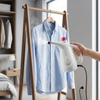 Portable garment steamer compact handheld for home and travel use