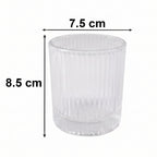 Premium transparent crystal glass tumbler for daily use