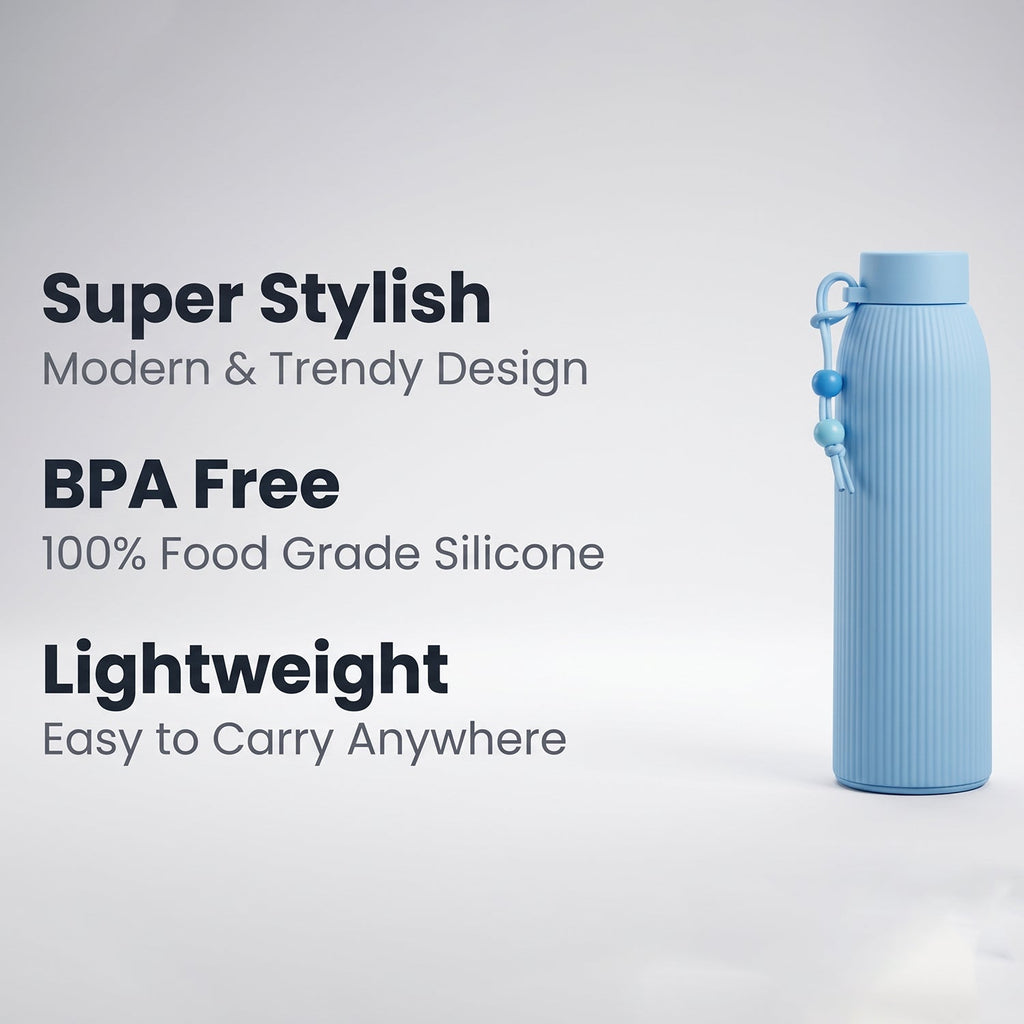 Glass Water Bottle – Stylish & Leakproof for Daily Use