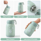 Glass bottle front view