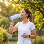 Glass Water Bottle – Stylish & Leakproof for Daily Use