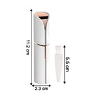 Compact electric face hair trimmer for women’s delicate areas