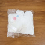 Lifestyle image of cartoon hooded hair drying towel cap worn by user