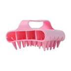 Durable scalp massager shampoo brush with comfortable handle grip