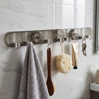 Hook rack wall installation