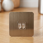 Punch-free strong holding wall hook ideal for kitchen or bathroom essentials.