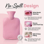 Hot water bag front view