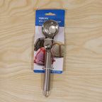 Heavy duty ice cream and cookie dough scoop with squeeze trigger