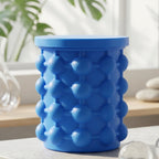 Silicone Ice Cube Maker Cup Squeeze to Pop Mould with Lid Space Saving (1 Pc) view 4