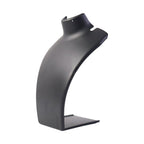 Top view of premium black necklace display stand mannequin bust in India