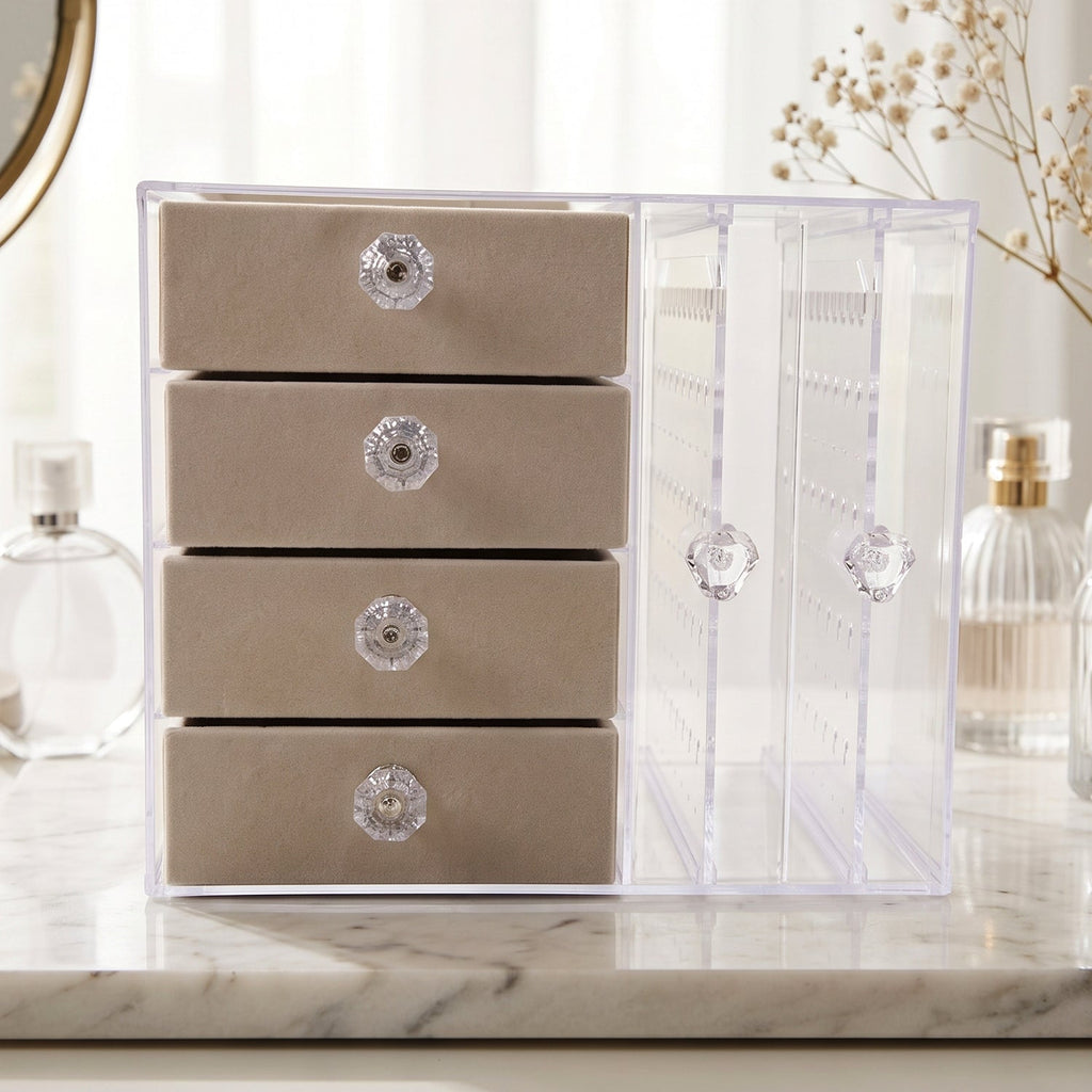 Durable jewellery drawer organizer for tidy storage