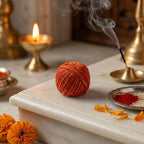 Mauli sacred cotton thread balls perfect for pooja and temple rituals