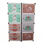 Modular cabinet clothes toys storage