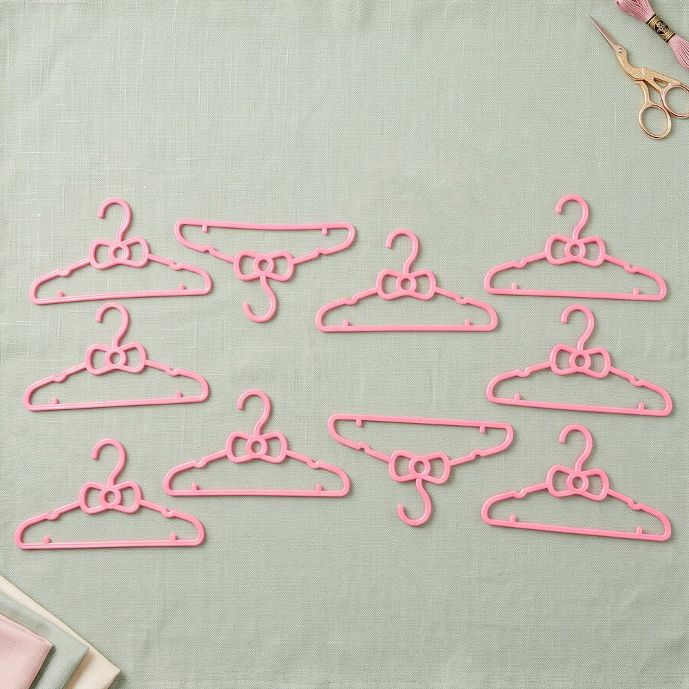 Non slip kids hangers for organised wardrobe storage