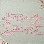 Non slip kids hangers for organised wardrobe storage
