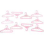 Durable plastic baby hangers for tops, dresses and coats