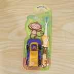 2 piece cartoon toothbrush set for kids oral hygiene