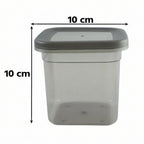 8 piece food storage container set for organised kitchen shelves