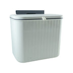 Compact plastic kitchen dustbin for household waste