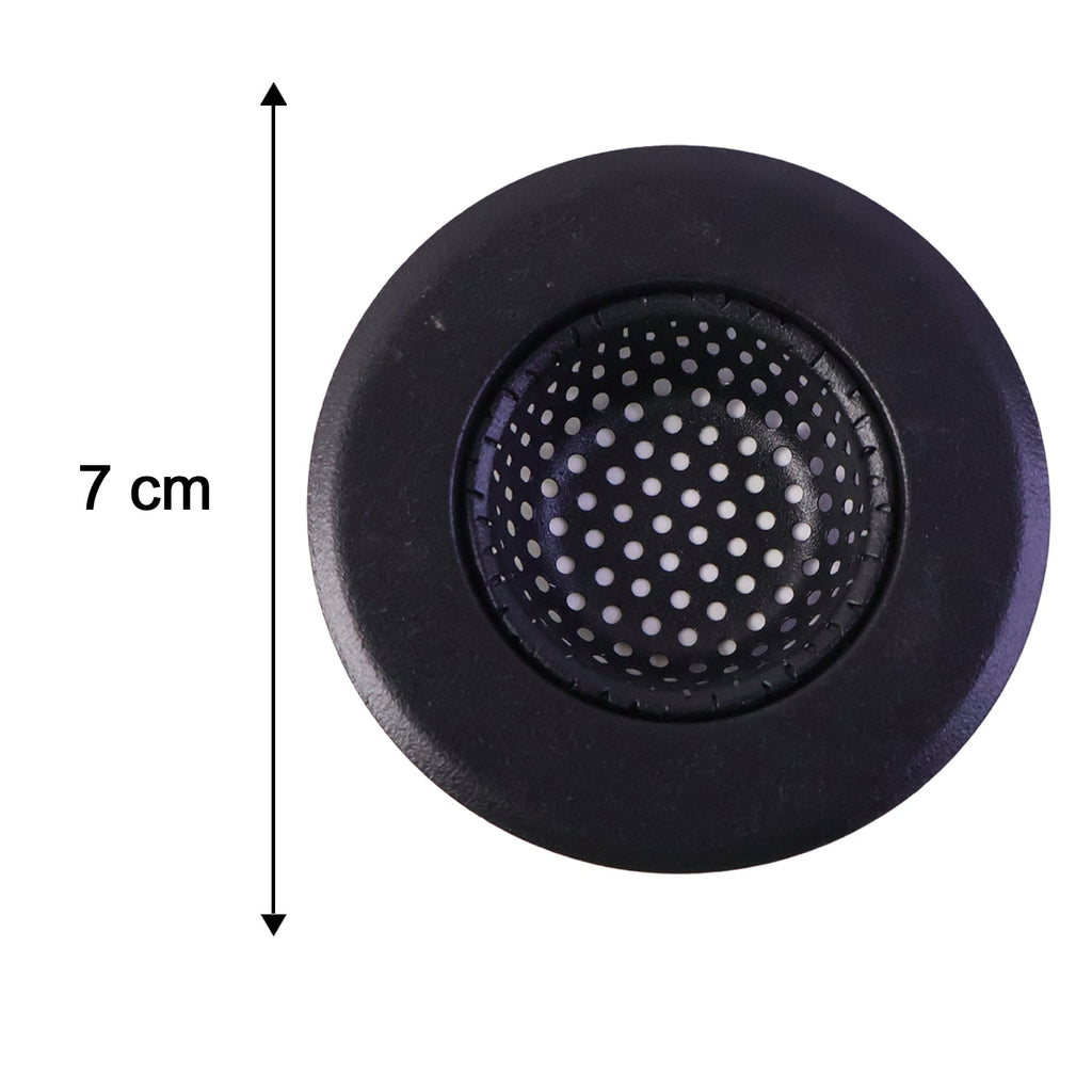Durable steel sink strainer for kitchen and bathroom drains