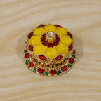 Decorative kumkum box, perfect for religious gift-giving